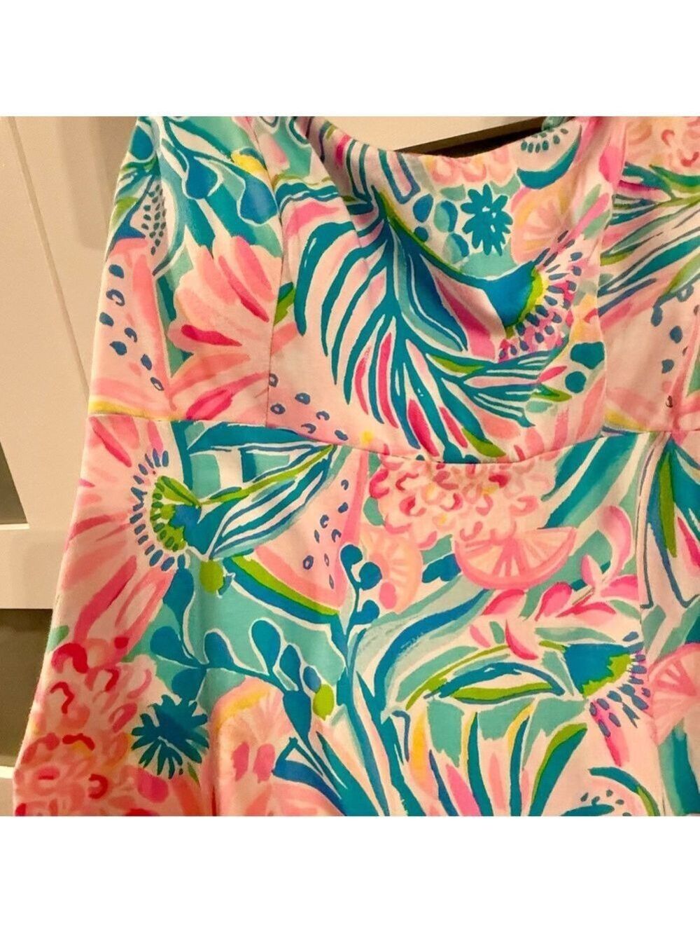 LILLY PULITZER Maleka Maxi Dress with Bow Straps. Size M - Picture 6 of 8